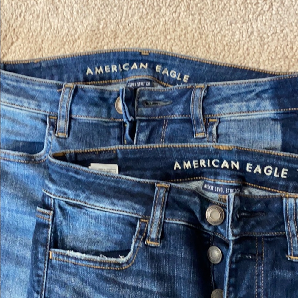 BUNDLE of 2 American Eagle Jeans, size 8